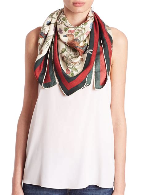 foulard gucci prezzp|GUCCI Women's Scarves And Foulards .